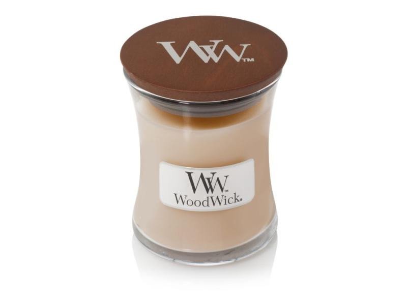 Levně WoodWick White Honey svíčka váza 85g