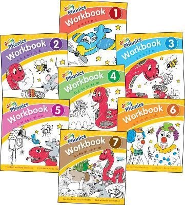 Levně Jolly Phonics Workbooks 1-7: in Precursive Letters (British English edition) - Sara Wernham