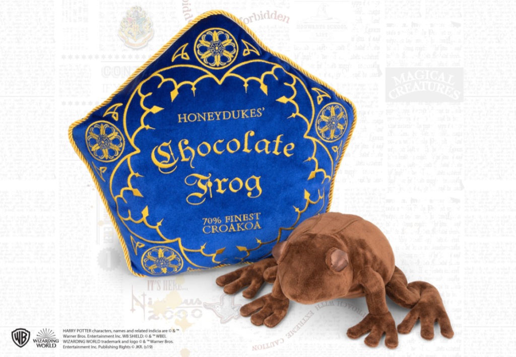 Harry Potter: Plyšák s polštářem - Čokoládová žabka - EPEE Merch - Noble Collection
