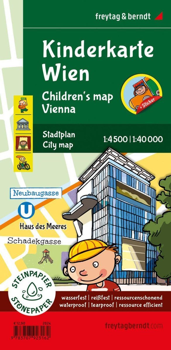 Vídeň 1:40 000 / dětská mapa města