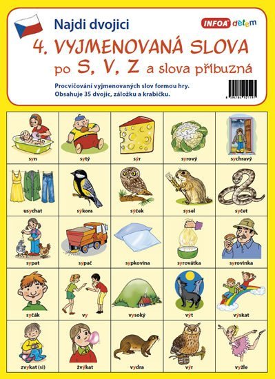 Levně Najdi dvojici - 4. Vyjmenovaná slova po S, V, Z a slova příbuzná - kolektiv autorů