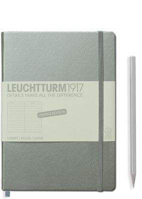 Levně LEUCHTTURM1917 Notebook medium (A5), lined, silver 346656