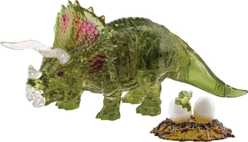 Levně 3D Crystal puzzle Triceratops s mládětem 61 dílků