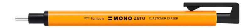 Levně Tombow Gumovací tužka Mono Zero 2,3 mm - neonová oranžová