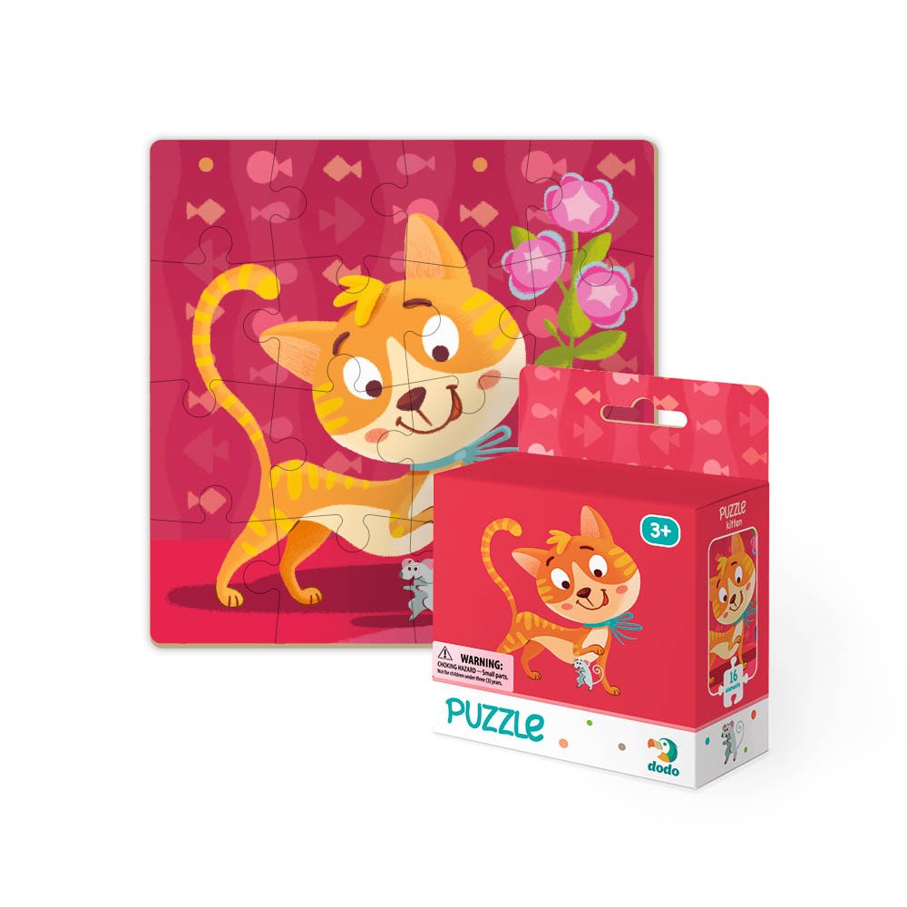 Levně Dodo Puzzle Kočka 16 dílků - TM Toys