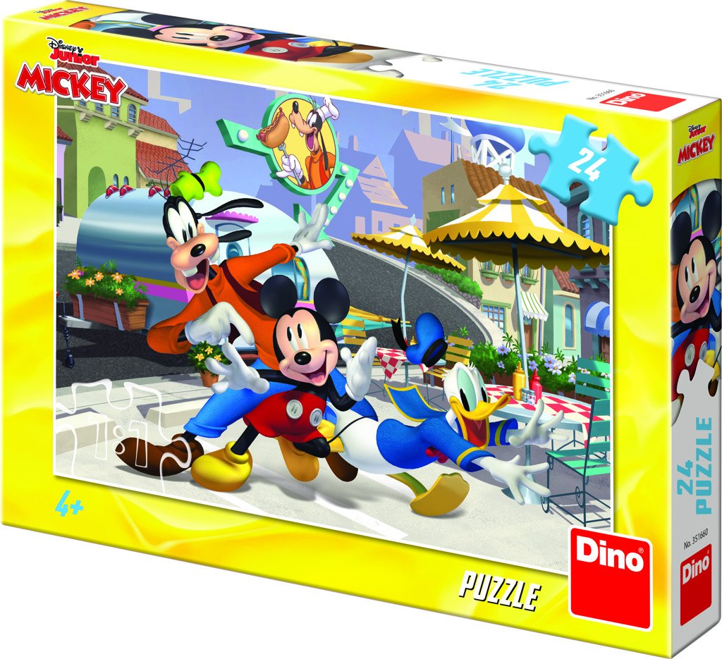 Puzzle Mickey a přátelé 24 dílků - Dino