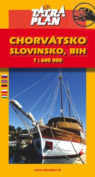 Levně Chorvátsko, Slovinsko, BIH, Č.Hora 1:600 000