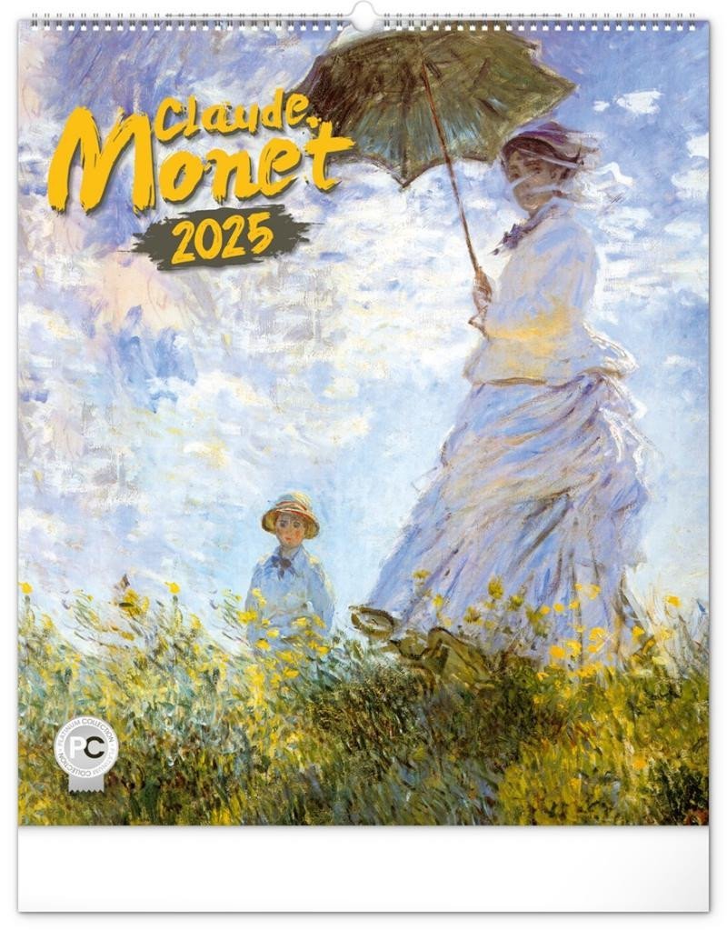 Levně Kalendář 2025 nástěnný: Claude Monet, 48 × 56 cm