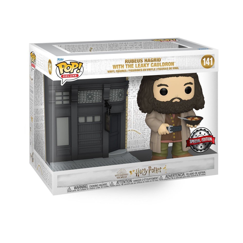 Levně Funko POP Deluxe: Harry Potter Diagon Alley - The Leaky Cauldron w/Hagrid (limited special edition)