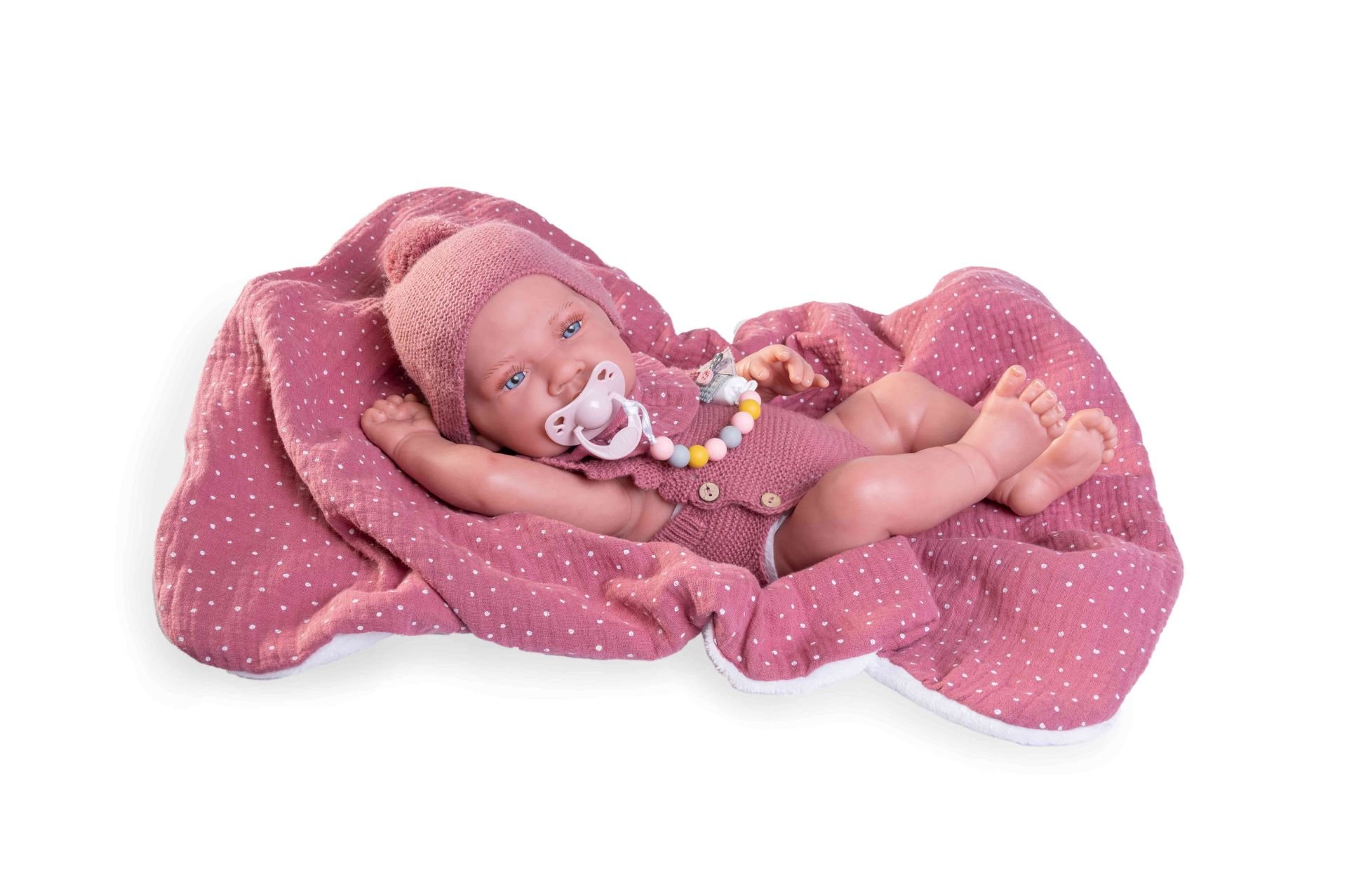 Levně Antonio Juan 80220 SWEET REBORN NACIDA - realistická panenka miminko s celovinylovým tělem - 42 cm