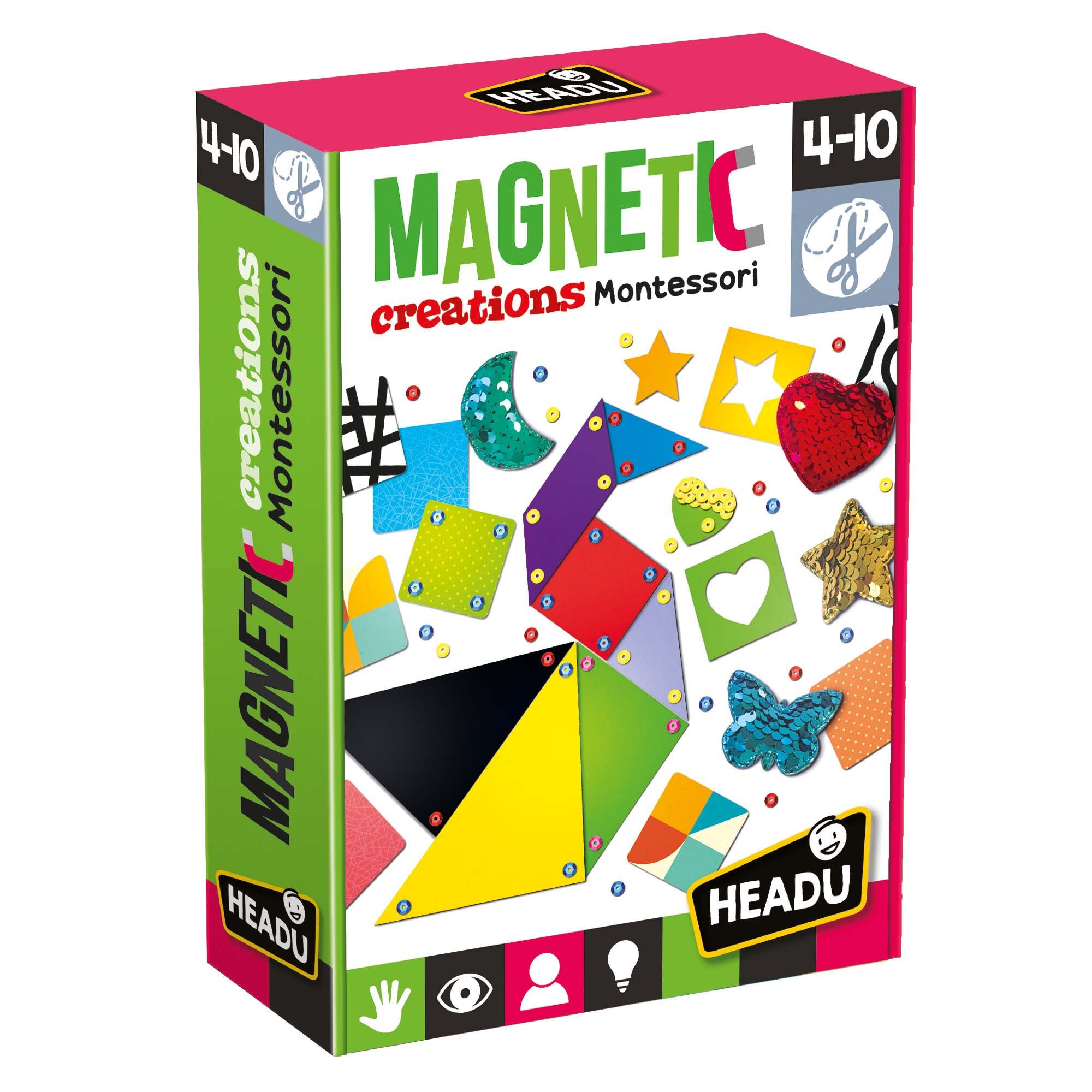 Levně HEADU: Montessori magnetické výtvory