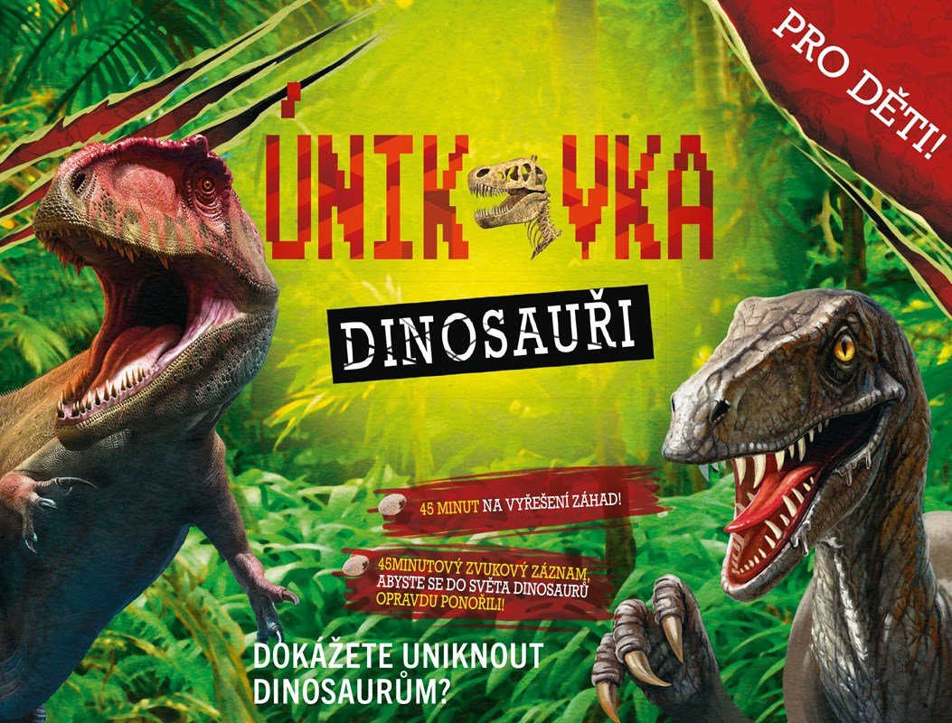 Levně Únikovka - Dinosauři - kolektiv autorů
