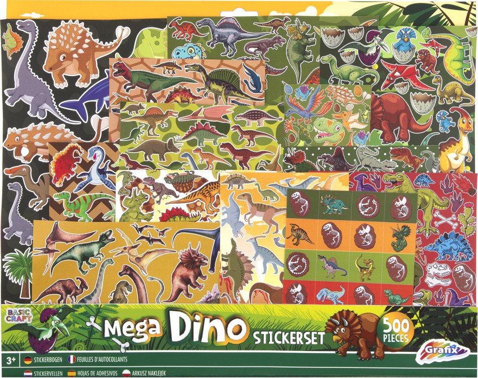 Levně Sada samolepek Dinosaurus Mega - RMS
