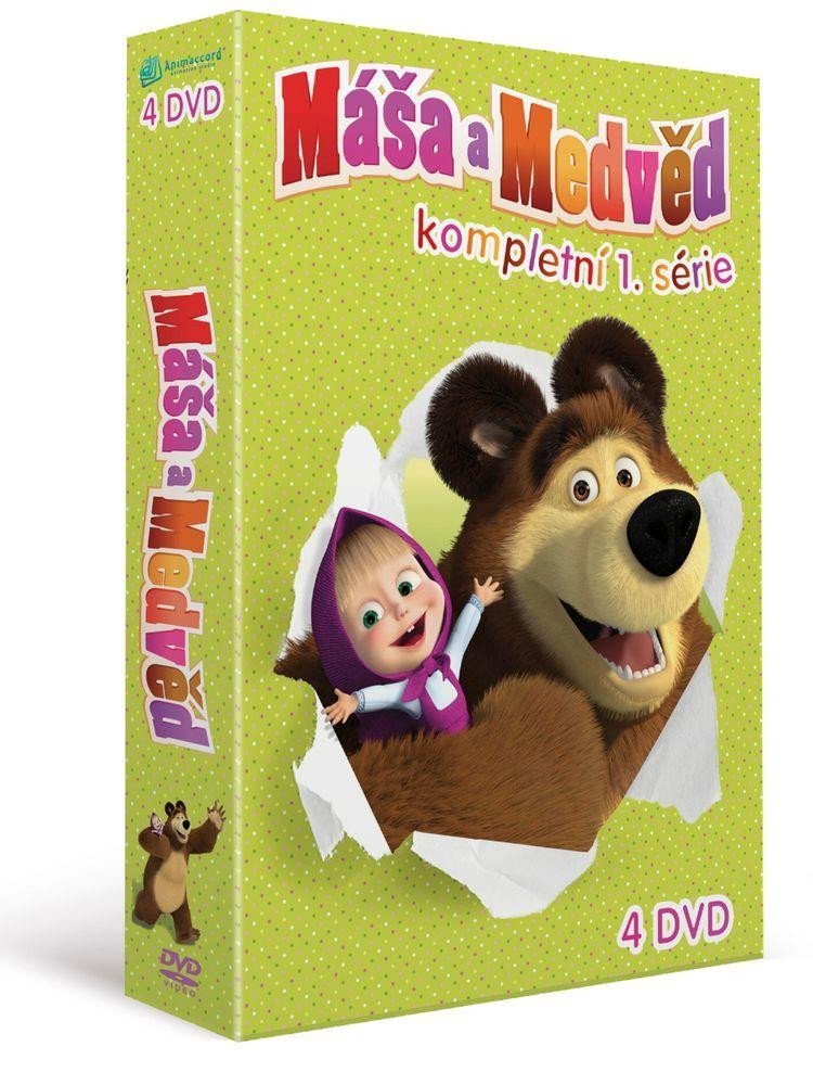 Máša a medvěd 1-4, kolekce 4 DVD