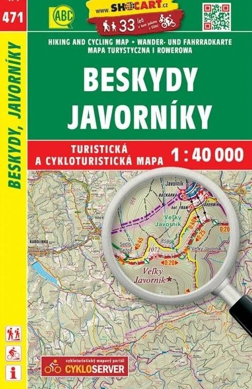 Levně SC 471 Beskydy, Javorníky 1:40 000