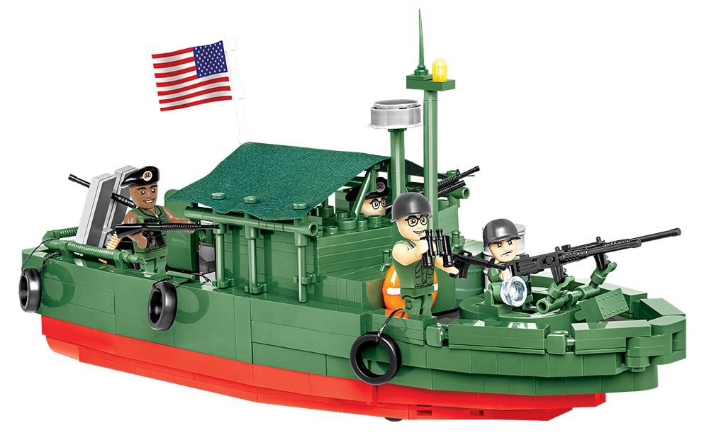 Levně COBI 2238 Vietnam War Patrol Boat River MK II, 1:35, 615 k, 4 f