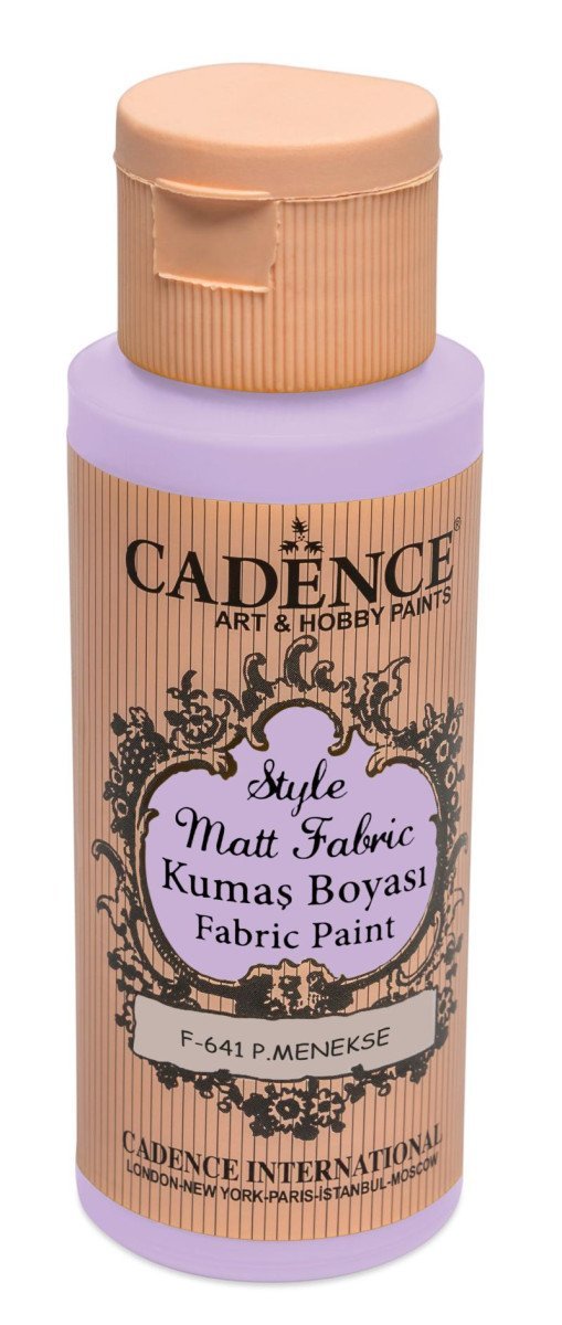 Levně Textilní barva Cadence Style Matt Fabric - fialová lila / 50 ml