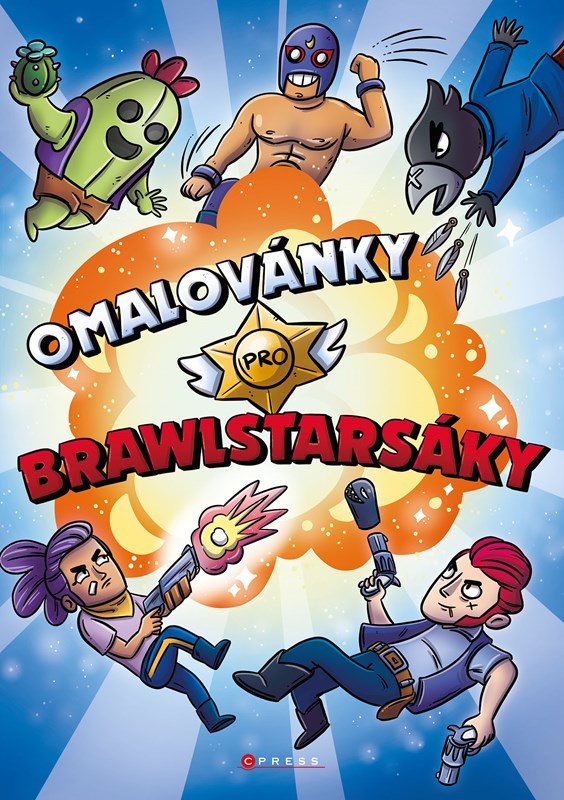 Levně Omalovánky pro Brawlstarsáky