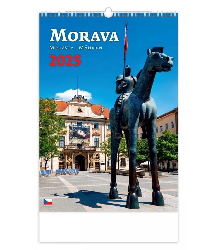 Levně Kalendář nástěnný 2025 - Morava