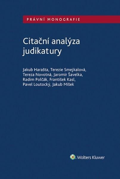 Levně Citační analýza judikatury - Jakub Harašta