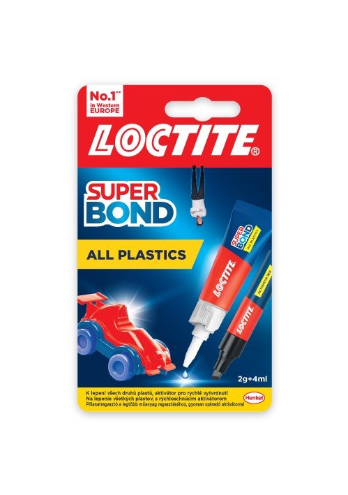 Henkel Loctite - Super Bond All Plastics, 2 g + 4 ml
