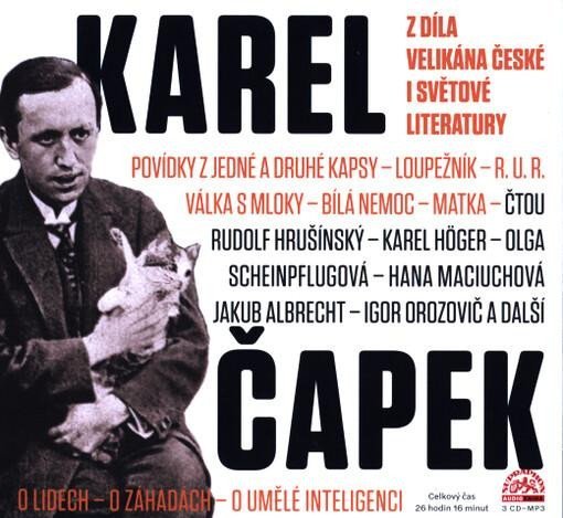 Levně Z díla velikána české i světové literatury - 3 CDmp3 - Karel Čapek