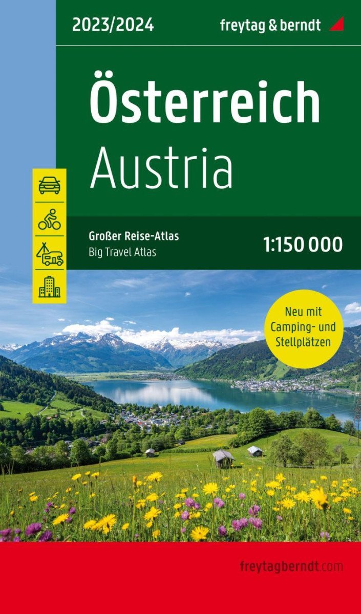 Levně Rakousko 1:150 000 / autoatlas
