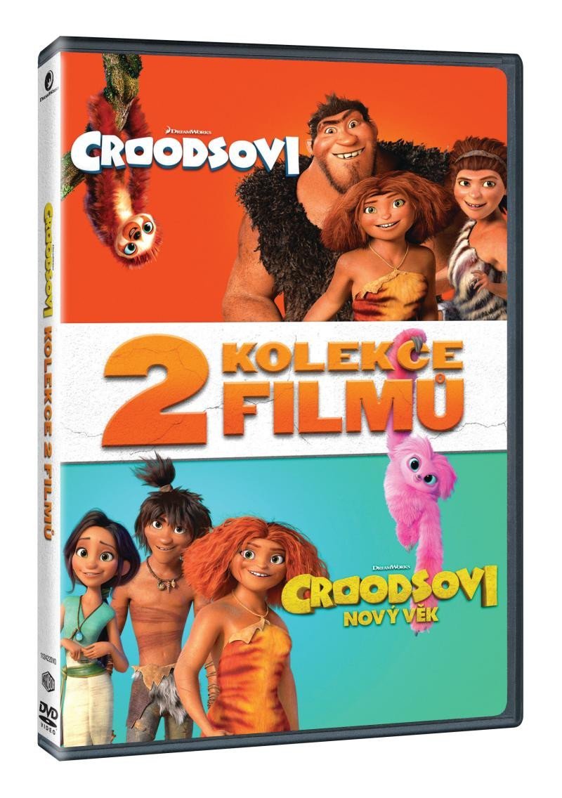 Levně Croodsovi 1+2 (kolekce 2 DVD)