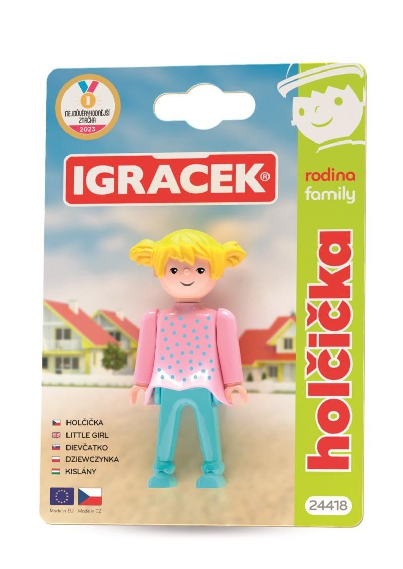 Levně Igráček Rodina Holčička - figurka