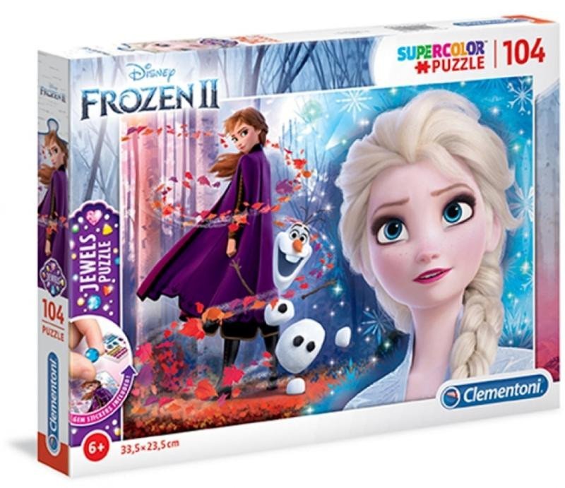 Levně Clementoni Puzzle Jewels - Frozen 2, 104 dílků - Clementoni