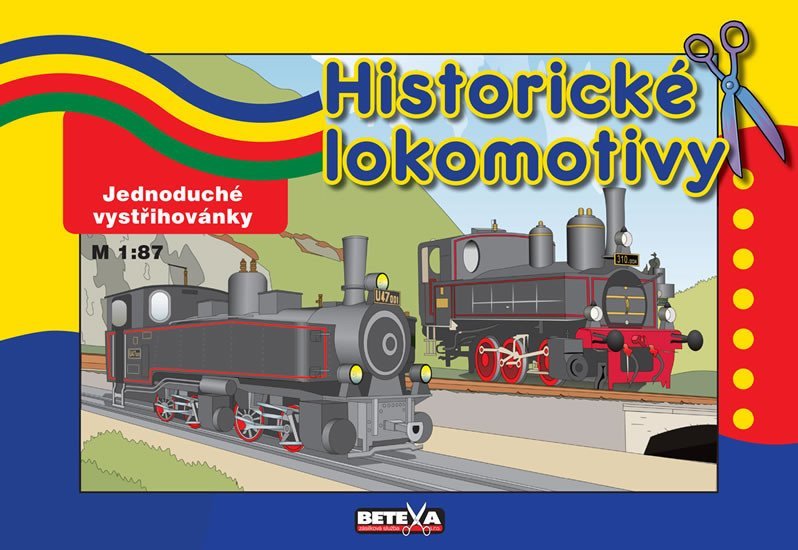 Levně Historické lokomotivy - Jednoduché vystřihovánky