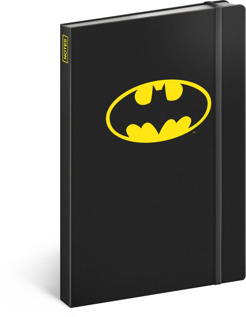 Levně Notes Batman - Signal, linkovaný, 13 × 21 cm
