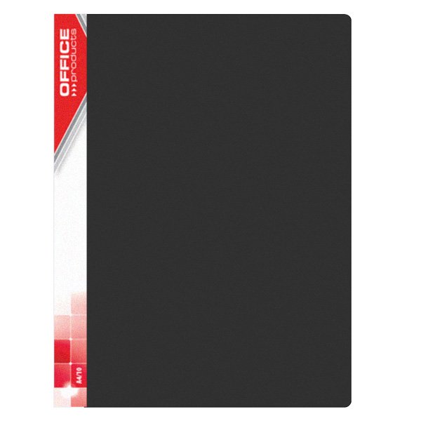 Office Products katalogová kniha, A4, PP, 20 kapes, černá