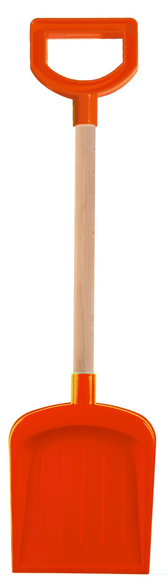 Levně Androni Lopata s dřevěnou násadou a rukojetí - délka 53 cm, červená