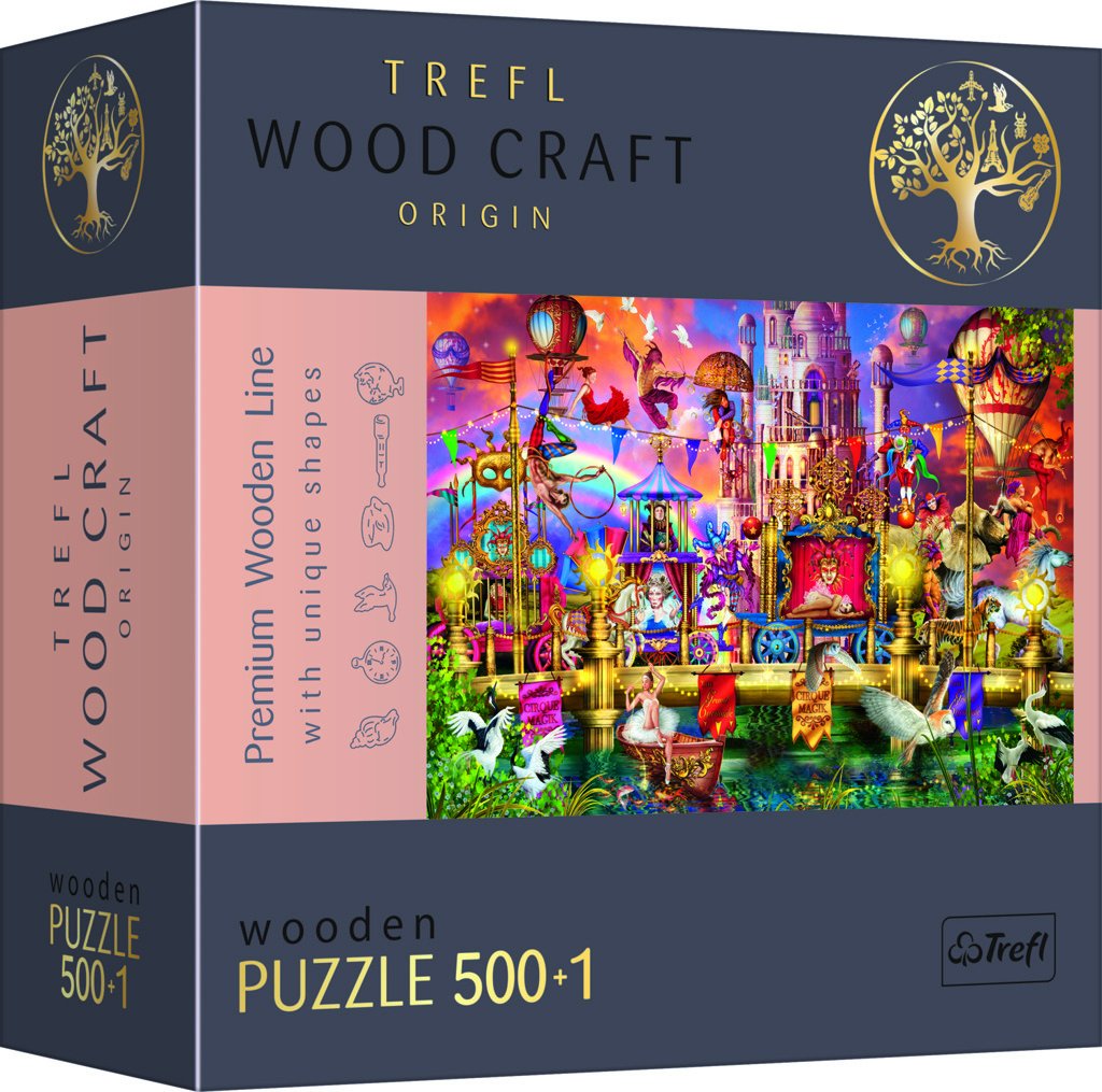 Levně Trefl Wood Craft Origin Puzzle Kouzelný svět 501 dílků - Trefl
