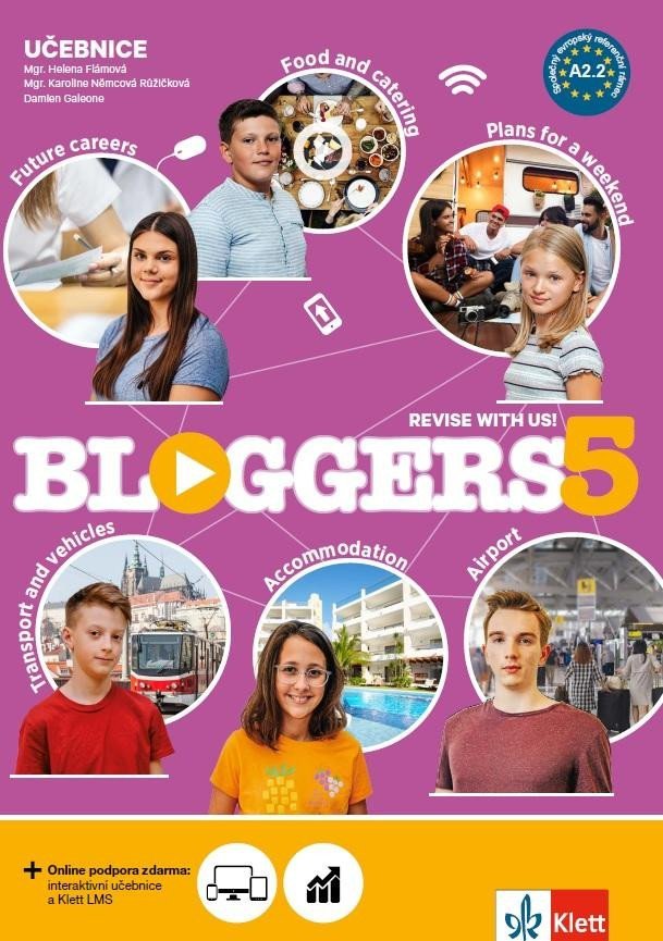 Levně Bloggers 5 (A2) – učebnice - Helena Flámová; Karoline Němcová Růžičková; Damien Galeone