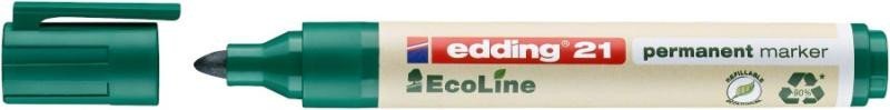 Levně Edding Popisovač permanentní 21 EcoLine - zelený