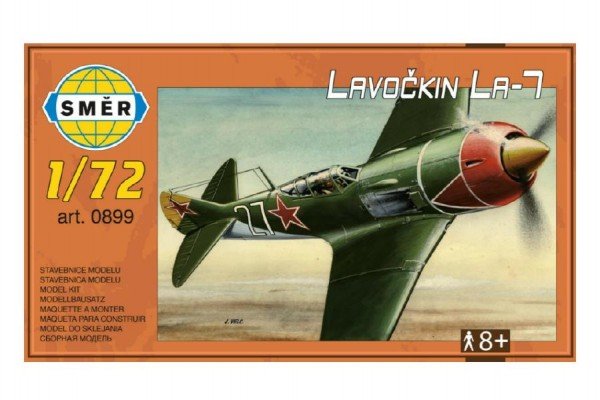 Levně Model Lavočkin La-7 1:72 13,6x11,9cm v krabici 25x14,5cm
