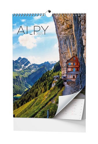 Levně Alpy 2025 - nástěnný kalendář