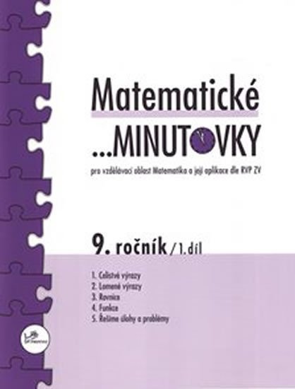 Levně Matematické minutovky pro 9. ročník/ 1. díl - Miroslav Hricz