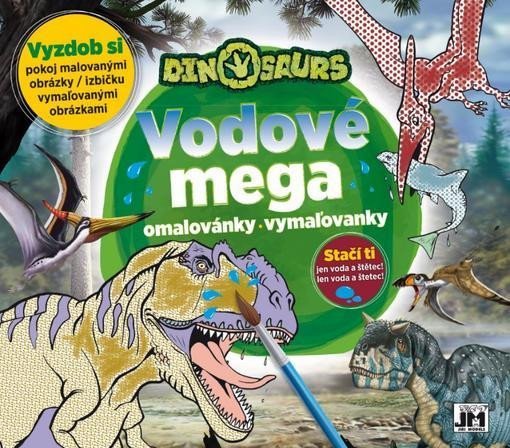 Levně Dinosauři - Vodové mega omalovánky