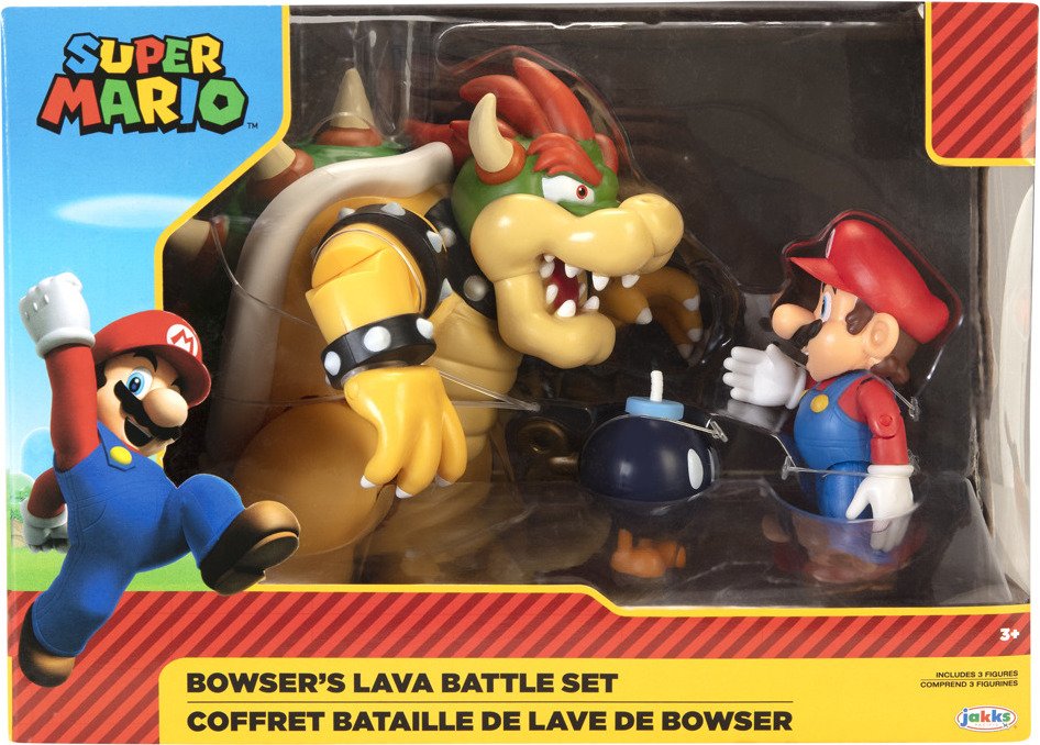 Hrací sada s pohyblivými postavičkami Mario a Bowser - Talent show