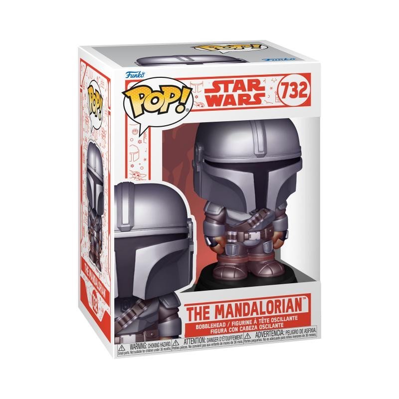 Levně Funko POP Star Wars: Mandalorian (Holiday)