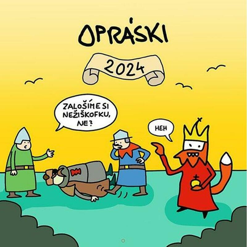 Levně Opráski - Kalendář 2024 nástěnný - jaz