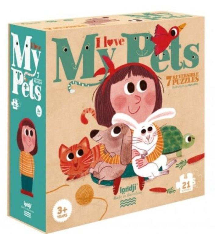 Product detail of LONDJI Puzzle Všichni moji mazlíčci - 21 pcs