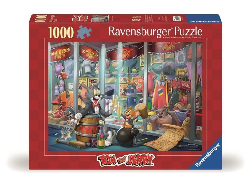 Levně Puzzle Síň slávy Toma a Jerryho 1000 dílků