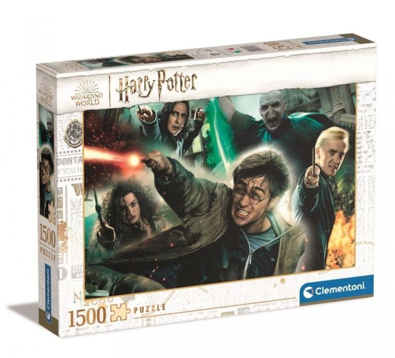 Levně Clementoni Puzzle - Harry Potter Souboj 1500 dílků