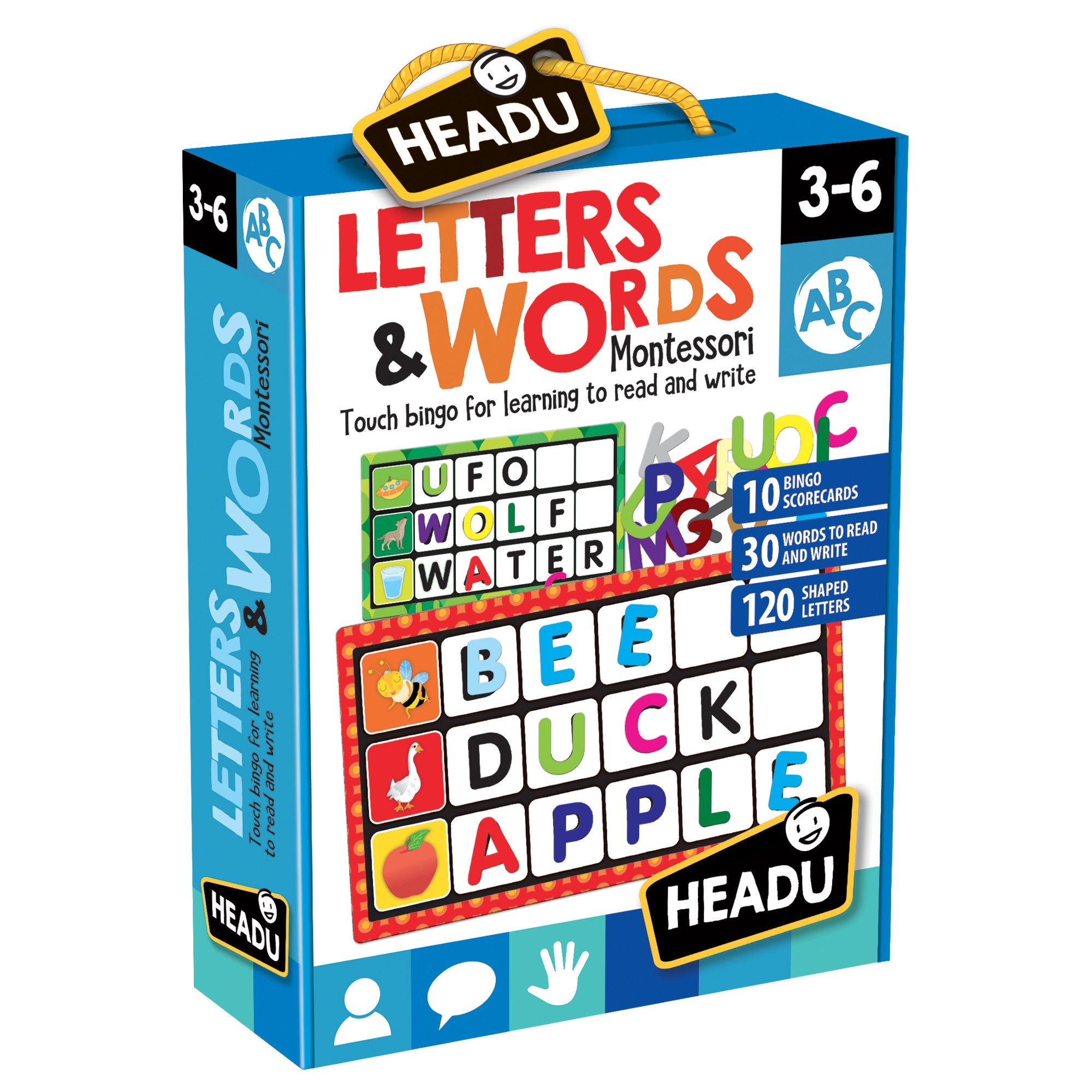 Headu: Montessori Bingo - Písmena a slova