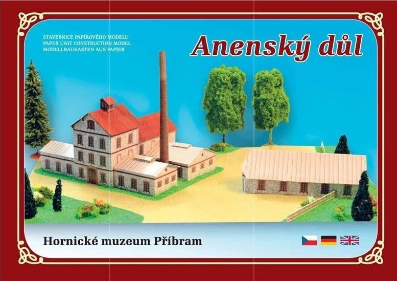 Anenský důl - Hornické muzeum Příbram - Stavebnice papírového modelu, 2. vydání