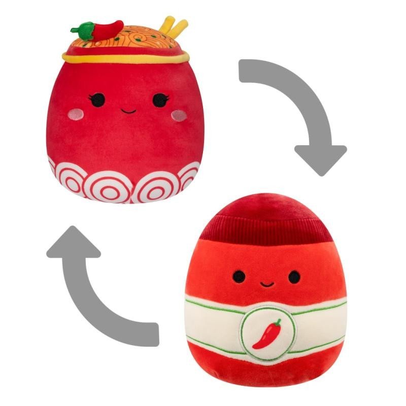 Levně Squishmallows 2v1 Nudle Odion a Sriracha Illia 13 cm